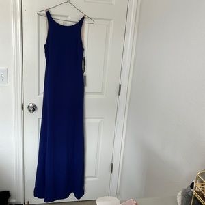 *Brand new with tags* evening gown in royal blue. Never worn before